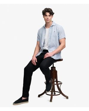 Superdry & Co Merchant Linen Trousers - White