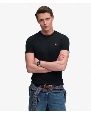 Superdry Sd & Co Logo Embroidered T-shirt - Black