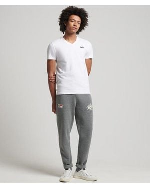 Superdry Organic Cotton Classic V-Neck T-Shirt - Gray