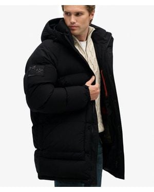 Superdry & Co Xpd Long Baffle Parka Jacket - Black
