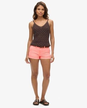 Superdry & Co Chino Hot Shorts - Red