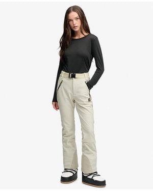 Superdry & Co Luxe Slim Ski Trousers - Natural
