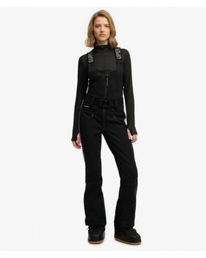 Superdry Luxe Ski Dungarees - Black