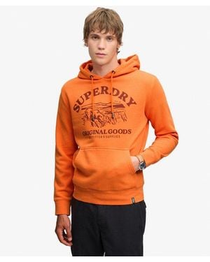 Superdry & Co Outdoor Icon Hoodie - Orange