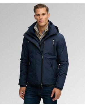Superdry & Co Hooded Mountain Windbreaker Jacket - Blue