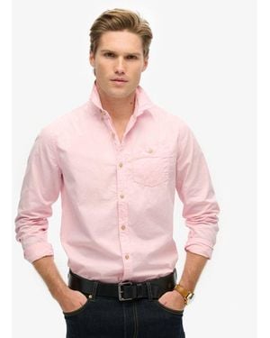 Superdry The Merchant Store - Long Sleeved Shirt - Pink