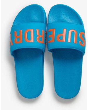 Superdry & Co Pool Sliders - Blue