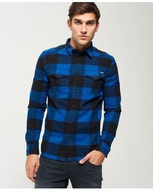 Superdry Rookie Plaid Shirt - Blue
