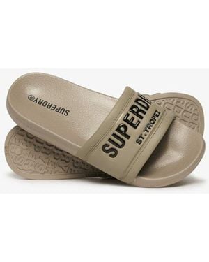 Superdry Femme Sandales De Piscine City Luxe Taille - Neutre