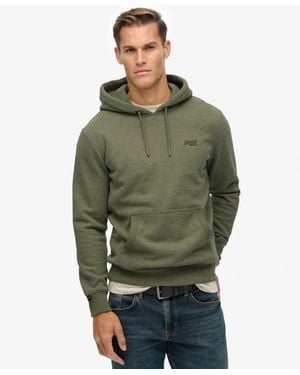 Superdry Essential Logo Hoodie - Green