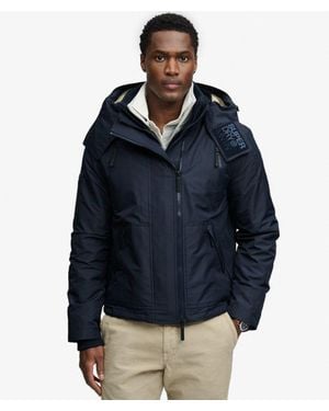 Superdry Hooded Arctic Windcheater Jacket - Blue