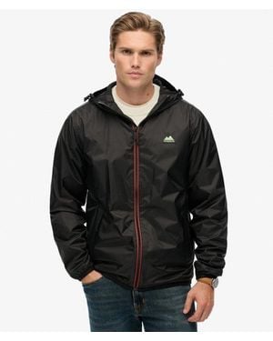 Superdry Essential Tri Windbreaker Jacket - Black