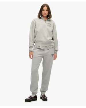 Superdry Athletic Essential Boyfriend sweatpants - Gray
