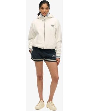 Superdry & Co Country Club Racer Shorts - White