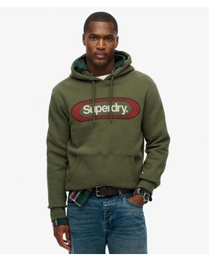 Superdry & Co Vintage Trade Tab Hoodie - Green