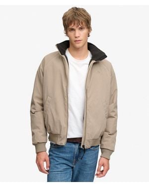 Superdry & Co City Fleece Lined Jacket - Natural