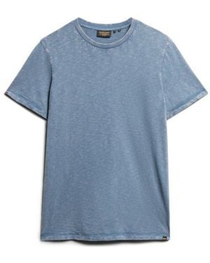 Superdry & Co Crew Neck Slub Short Sleeved T-shirt - Blue
