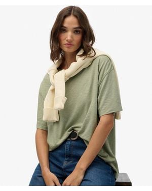Superdry & Co Studios Dropped Shoulder T-shirt - Green