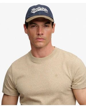 Superdry & Co Contrast Peak Baseball Cap - Blue