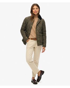 Superdry & Co Cord Trimmed Liner Jacket - Green
