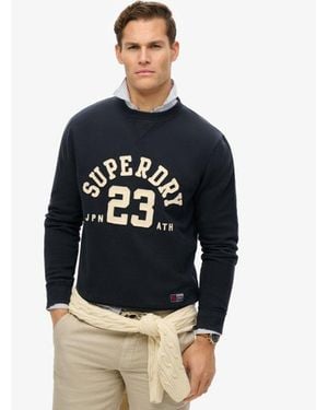 Superdry & Co Vintage Athletic Crew Sweatshirt - Blue