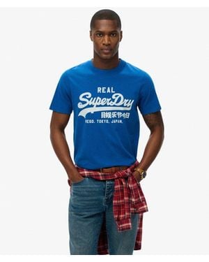 Superdry Vintage Logo Workwear T-shirt - Blue