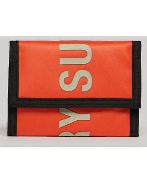 Superdry Tarp Tri-fold Wallet - Orange