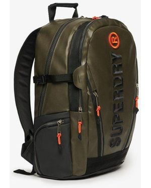 Superdry & Co Embroidered Logo Tarp Rucksack - Green