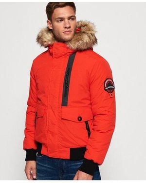 Superdry Everest Bomber Jacket Bold - Red