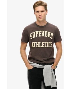 Superdry & Co Vintage Athletic Short Sleeve T-shirt - Grey