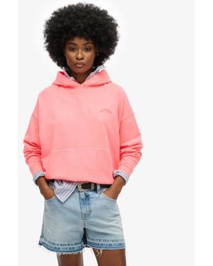 Superdry & Co Essential Logo Hoodie - Red