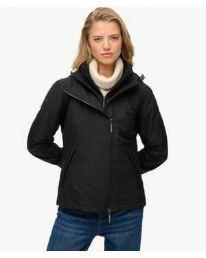 Superdry & Co Hooded Mountain Windbreaker Jacket - Black