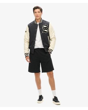 Superdry & Co Essential Logo Jersey Shorts - Black