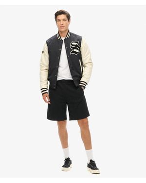 Superdry & Co Essential Logo Jersey Shorts - Black