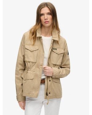 Superdry Military M65 Lined Jacket - Natural