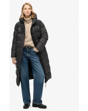 Superdry & Co Rip-stop Long Puffer Coat - Blue