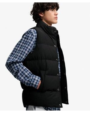 Superdry Non Hood Short Everest Gilet - Black