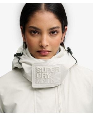 Superdry & Co Gevoerde Arctic Windcheater Jas Met Slanke Pasvorm - Grijs
