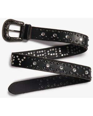 Superdry & Co Rhinestone Belt - Black