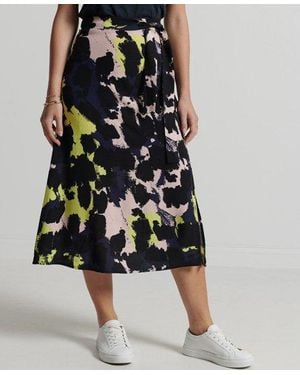 Superdry Studios Midi Skirt Albany - Black