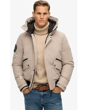 Superdry City Padded Bomber Jacket - Natural