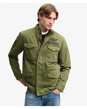 Superdry & Co Patched Military M65 Jacket - Green