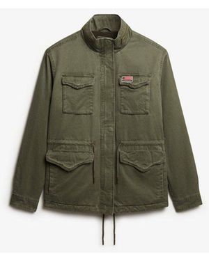 Superdry & Co Military Borg Jacket - Green