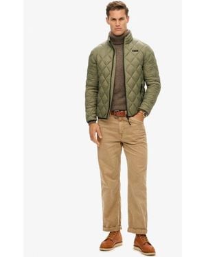 Superdry Diamond Quilt Fuji Lite Jacket - Green