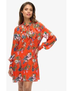 Superdry & Co Studios Off Duty Mini Dress - Red