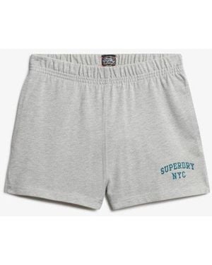 Superdry & Co Athletic Essentials Graphic Shorts - Grey