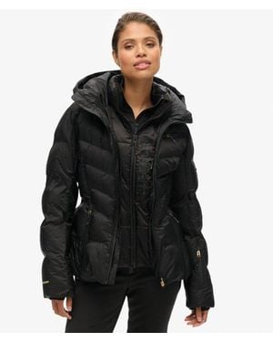 Superdry & Co Ski Luxe Puffer Jacket - Black