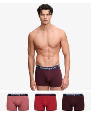 Superdry & Co Trunk Triple Pack - Red