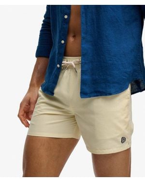 Superdry & Co Embroidered Logo 15- Inch Swim Shorts - Blue