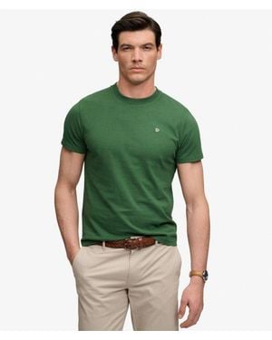 Superdry Homme T-Shirt Avec Logo Sd & Co Brodé Taille - Vert
